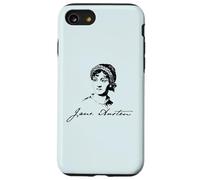 Jane Austen Lecteur d'illustration et de Signature Coque pour iPhone SE (2020) / 7/8