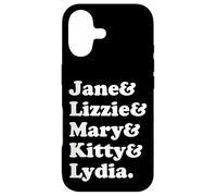 Jane Austen Pride and Prejudice - Bennet Sisters Coque pour iPhone 17