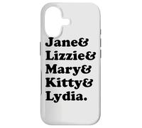 Jane Austen Pride and Prejudice - Bennet Sisters Coque pour iPhone 17
