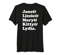 Jane Austen Pride and Prejudice - Bennet Sisters T-Shirt Haut de Gamme
