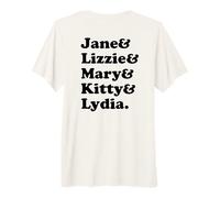 Jane Austen Pride and Prejudice - Bennet Sisters T-Shirt Haut de Gamme