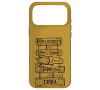Jane Austen Pride and Prejudice & Mr. Darcy Book Stack Fans Coque pour iPhone 17 Pro Max