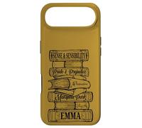 Jane Austen Pride and Prejudice & Mr. Darcy Book Stack Fans Coque pour iPhone Air