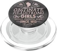 Jane Austen Société des Filles obstinées et têtues PopSockets PopGrip pour MagSafe
