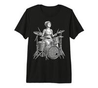 Jane Austen Tambour T-Shirt Haut de Gamme