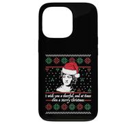 Jane Austen Ugly Christmas Sweater Design Bonnet de Père Noël Meme Coque pour iPhone 13 Pro
