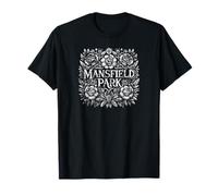 Jane Austen's Mansfield Park Imprimé floral vieilli T-Shirt