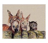 Jane Bannon (Johnny, Freckles & Halfpint 40 x 50 cm Toile Imprimée