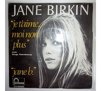 Jane Birkin, Sege Gainsbourg: Je t'aime moi non plus - Jane B , Vinyle SP Original Biem Fontana série parade 260196