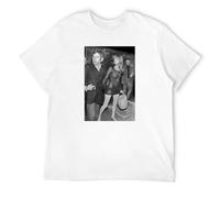 Jane Birkin Serge Gainsbourg Slogan Premiere No Bra Men Tshirt White M