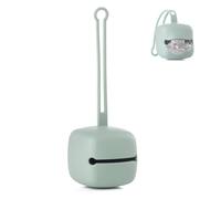 Jané Boîte à Sucette en Silicone Bébé, Capacité 2 Sucettes, Attache Facile, Flexible et Résistante, Sans BPA, Compatible Lave-vaisselle, Verte