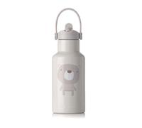 Jané Bouteille Isotherme, Thermos Bébé pour Liquides, 350 ml, Inox, Maintient la Température 24h au froid 12h au chaud, Sans BPA, Beige
