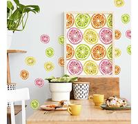 JANE DIXON Stickers repositionnables Citrons Multicolores
