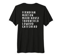 Jane Eyre Charlotte Bronte Lieux de Romans T-Shirt Haut de Gamme
