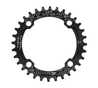 Jane Eyre Couronnes 32/34/36/38T Plateau BCD 104mm de Large Plateau de Chaîne Étroit Pédalier pour Vélo de Route, VTT, BMX VTT Pièces de Service de Vélo (Noir 32T)