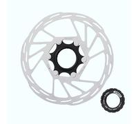 Jane Eyre Disque de frein de vélo rotor 140mm disque de frein à disque de verrouillage central avec couvercle de verrouillage adapté aux vélos de route et aux vélos de montagne