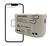 Jane Eyre eWelink Commutateur sans fil avec boîtier Module de commutation WiFi Télécommande DIY Smart Home Relais Bluetooth Entrée d'alimentation 7-32V Fonctionne avec Alexa Google Home