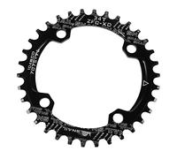 Jane Eyre Plateau de vélo 104mm BCD Noir 34T étroit Large Plateau Unique étroit Large Plateau pédalier pour Route VTT BMX VTT Couronnes