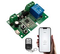 Jane Eyre Tuya Smart Zigbee Relais intelligent 1 canal avec télécommande 433 RF USB 5V DC7-32V Commutateur momentané/verrouillage pour Alexa Google Home (nécessite ZigBee Hub)