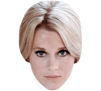 Jane Fonda (Blonde) Big Head. Masque Plus Grand Que Nature.