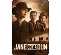 Jane Got a Gun (2015) Plaque en métal 20,3 x 30,5 cm Décoration murale rétro vintage