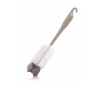 Jané Goupillon brosse avec éponge double usage, pour hygiène des biberons, petites bouteilles et tétines