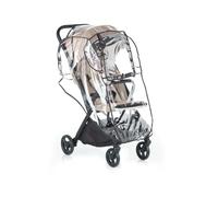 Jané Habillage Pluie Universel pour Poussette et Landau, Protection Imperméable Transparente avec Fenêtre et Aération, Sac Inclus