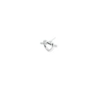 Jane Kønig Big Tied Heart Stud Boucle d'oreille Unique 18 ct. Argent BTHS-AW25-S - Femme - Argent 925
