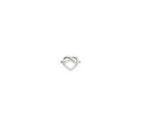 Jane Kønig Tied Heart Stud Boucle d'oreille Unique Argent THS-AW25-S - Femme - Argent 925