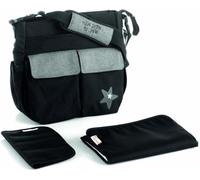 JANE Mama Bag Sac à langer en soie - Noir