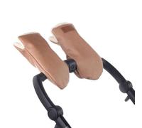 Jané Moufles Poussette Hiver, Imperméables et Coupe-Vent, Doublure Polaire, Système Aimanté, Universelles, Noir