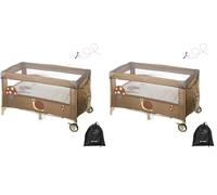 Jané Moustiquaire Lit Bèbè, Filet Anti-Moustique pour Lit Parapluie, Universel, Résistant et Lavable, Sac de Transport Inclus (Lot de 2)