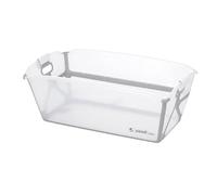 Jane Oasis Baignoire pliable pour enfant compact et facile à plier avec support robuste pour bébé et enfant Blanc