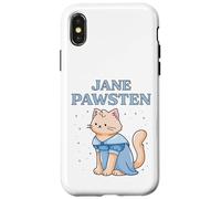 Jane Pawsten Regency Cat T-Shirt Classique pour Amoureux des Chats Coque pour iPhone X/XS