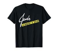 Jane’s Addiction - Stamp Logo On Black T-Shirt