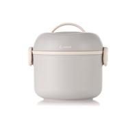 Jané Thermo Bébé Repas, 1 Litre, Inox, Maintient la Température Jusqu'à 12 Heures Froid et 6 Heures Chaleur, Sans BPA, Beige