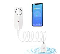 JaneEyre Détecteur de Fuite d'Eau Sans Fil - Alarme d'Inondation Avec Son de 80 dB et Notification Push Sur l'Application Tuya Smart/Smart Life