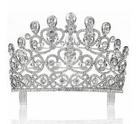 Janefashions Sensational Clear Crystal Rhinestone Tiara Crown Bridal Prom Pageant T11883 by Tiara