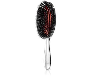 Janeke Chromium Line Air-Cushioned Brush with Bristles and Nylon Reinforcement brosse à cheveux ovale 22 x 7 cm 1 pcs