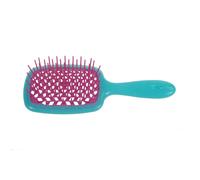 Janeke Superbrush Brosse de Coiffure Turquoise-Rose 250ml