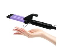 janelove 13mm mini fer à friser pour cheveux courts, mini fer à onduler pour cheveux, 180°C/210°C, céramique tourmaline, 30s de chauffe rapide, avec peigne et clips - Violet
