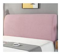 JANEMUA Housse de tête de lit Extensible, Petite Housse carrée en Jacquard, Anti-poussière, pour Chambre à Coucher, Queen Size et King Size- Lotus Pink||220cm