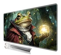 JANENFNA Tapis de jeu pour MTG TCG 61 x 35,6 cm, dessus de table en caoutchouc antidérapant cousu de qualité supérieure, tapis de jeu de cartes pour Magic The Gathering, jeu de bataille, magicien de
