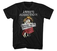 Janes Addiction Ritual De Lo Habitual Licensed Tee Round Neck Unisex Tops Men's 100% Cotton Short-Sleeve T-Shirts XXL