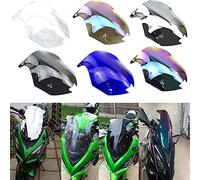 JaneShop Déflecteurs d'air à Double Bulle pour Moto Replacement for Kawasaki Z1000SX Z1000 SX 2017-2018 (Noir)