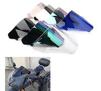 JaneShop Pare-Brise de Pare-Brise de déflecteurs de Vent de Double Bulle de Moto pour Suzuki SV650 SV650S 1999-2002 (Noir)