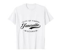 Janesville WI City of Parks pour Hommes et Femmes. T-Shirt