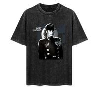 Janet Jackson 1990 Rhythm Nation Mens T-Shirt Casual Cotton Unisex Black Tees Tops M