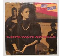 JANET JACKSON 45 RPM LET'S WAIT AWHILE / PRETTY BOY