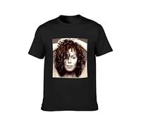 Janet Jackson Mens Casual T-Shirt Black Tee M